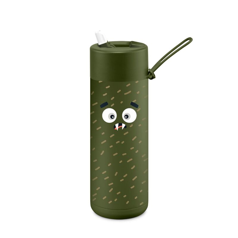 frank green franksters™ 20oz Ceramic Reusable Bottle - Khaki Scout image number 0